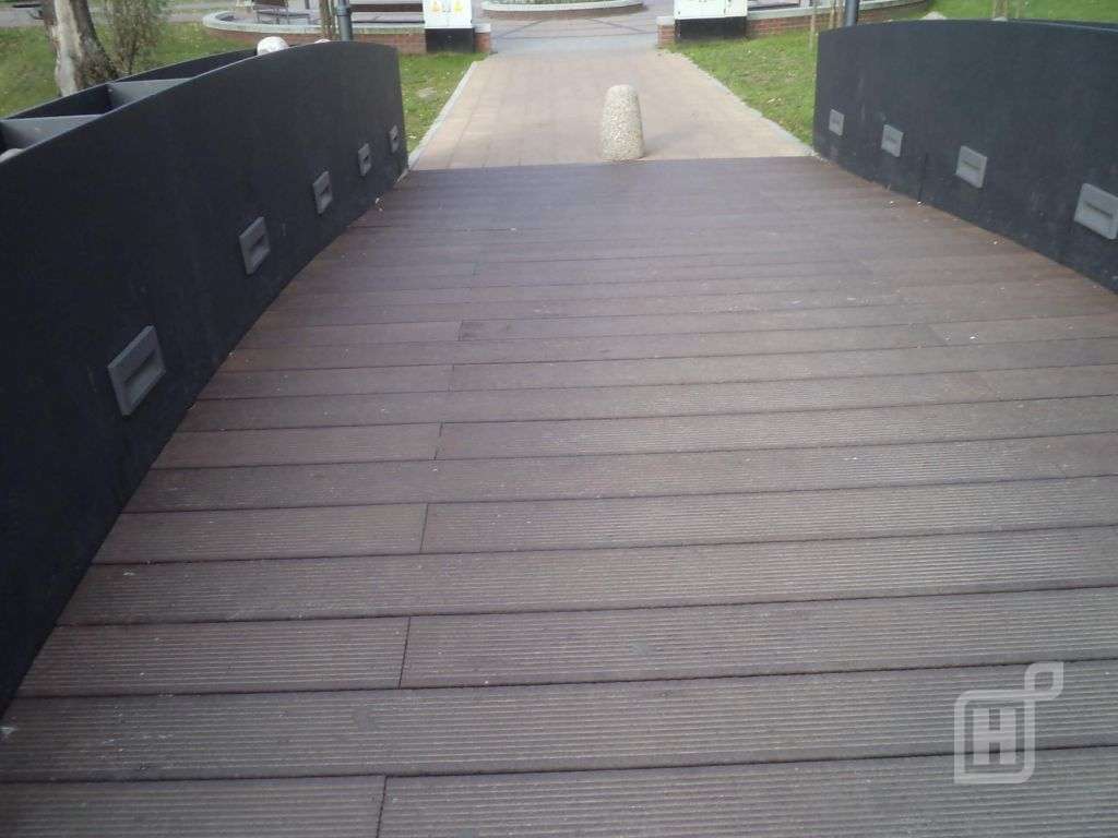 Kładka mostek dla pieszych w Pruszczu Gdańskim