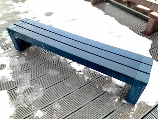 Ławka dziecięca bez oparcia „SOFIA”